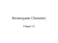 Bioinorganic Chemistry