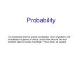 Probability