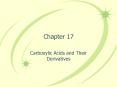 Carboxylic Acids and Their Derivatives