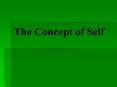 The Concept of Self