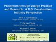 Prevention through Design Practice and Research: A U.S. Construction Industry Perspective