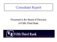 Consultant Report