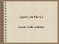 Quotation Marks