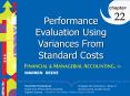 Performance Evaluation Using Variances From Standard Costs