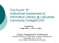 The Fourth R: Institutional Assessment of Information Literacy LaGuardia Community CollegeCUNY