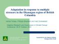 Adaptation in response to multiple stressors in the Okanagan region of British Columbia