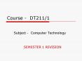 Course DT2111