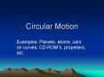 Circular Motion