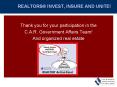 REALTORS INVEST, INSURE AND UNITE