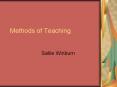 Methods of Teaching