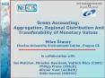 Green Accounting: Aggregation, Regional Distribution And Transferability of Monetary Values Milan ca