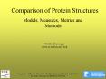 Comparison of Protein Structures: Models, Measures, Metrics and Methods