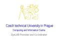 Czech technical University in Prague