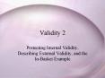 Validity 2