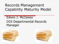Records Management Capability Maturity Model