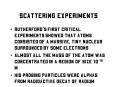 Scattering Experiments
