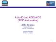 AutoID Lab ADELAIDE RFID Automation