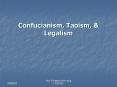 Confucianism, Taoism,