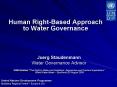 Human RightBased Approach to Water Governance