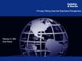 Privacy Policy from the Business Perspective