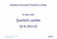 Godrej Consumer Products Limited