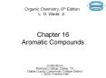 Chapter 16 Aromatic Compounds