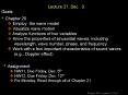 Lecture 27, Dec. 3