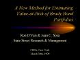 A New Method for Estimating ValueatRisk of Brady Bond Portfolios