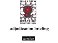 adjudication briefing