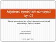 Taking an epistemological lens to better apprehend students' use and understanding of algebraic symb