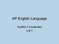 AP English Language