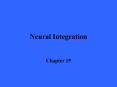 Neural Integration