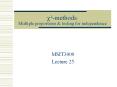 methods: Multiple proportions