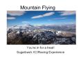 Mountain Flying