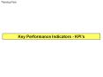 Key Performance Indicators KPIs