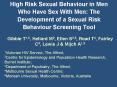 High Risk Sexual Behaviour in Men Who Have Sex With Men: The Development of a Sexual Risk Behaviour