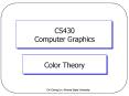 CS430 Computer Graphics