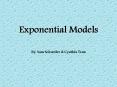 Exponential Models