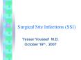 Surgical Site Infections SSI