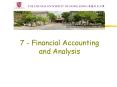 7 Financial Accounting and Analysis