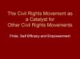 The Civil Rights Movement as a Catalyst for Other Civil Rights Movements