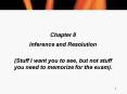 Inference and Resolution