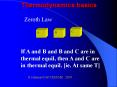 Thermodynamics basics