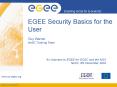 EGEE Security Basics for the User Guy Warner NeSC Training Team