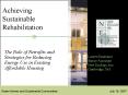Costs and Benefits of Green Affordable Housing: