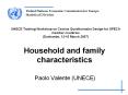 Household and family characteristics