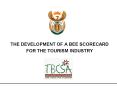 THE DEVELOPMENT OF A BEE SCORECARD FOR THE TOURISM INDUSTRY