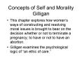 Concepts of Self and Morality Gilligan