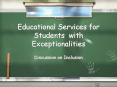 Educational Services for Students with Exceptionalities