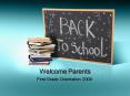 Welcome Parents